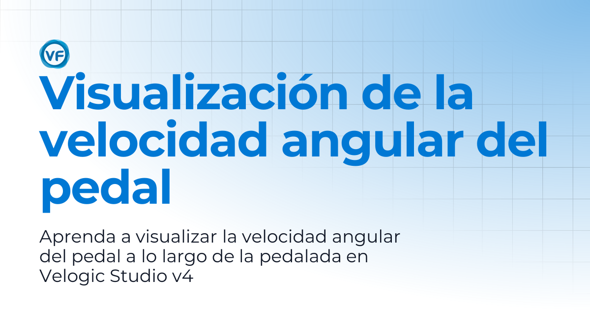 Visualización de la velocidad angular del pedal | Velogic Docs